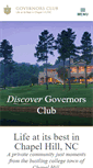 Mobile Screenshot of governorsclubnc.com